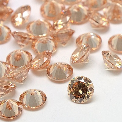 Cubic Zirconia Cabochons ZIRC-M002-3mm-001-1