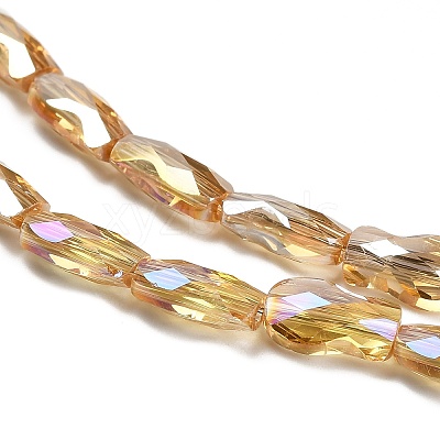 Electroplate Glass Beads Strands EGLA-P066-01A-AB04-1