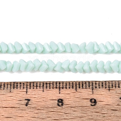 Opaque Glass Beads Strands GLAA-N019-3mm-14-1