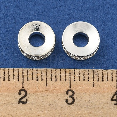 Brass Cubic Zirconia Spacer Beads KK-L215-004C-S04-1