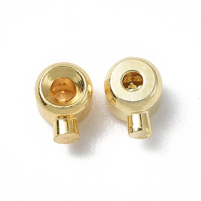 Brass Crimp Beads X-KK-P223-35G-1