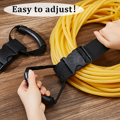 Nylon & PVC Durable Storage Strap with Carrying Handle AJEW-WH0609-762C-1