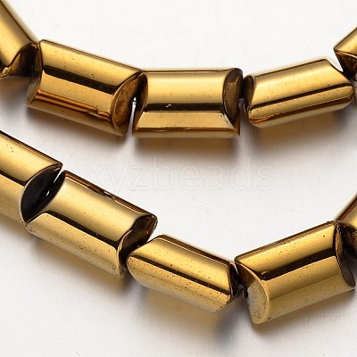 Electroplate Non-magnetic Synthetic Hematite Beads Strands G-F300-02-03-1