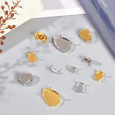 201 Stainless Steel Sew on Prong Settings STAS-NB0004-30-1