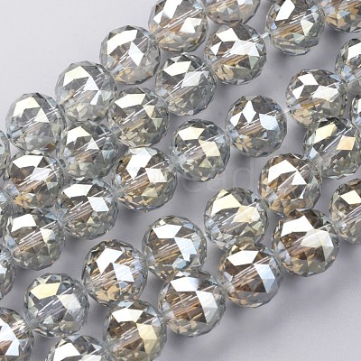 Electroplate Glass Bead Strands EGLA-J140-FR04-16mm-1