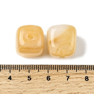 Opaque Acrylic Beads OACR-D320-01R-1