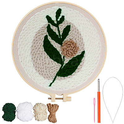 1Set Linen and Wood DIY-SP0005-13A-1