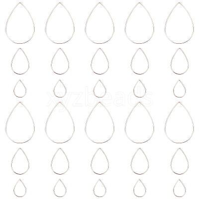 Brass Linking Rings KK-SC0001-74P-NF-1