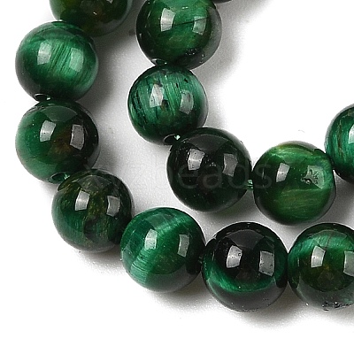 Grade AB Natural Tiger Eye Beads Strands X-G-B133-A02-6MM-02-1