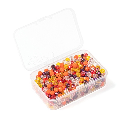 500Pcs 5Colors Electroplate Glass Beads EGLA-LS0001-01B-1