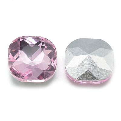 Pointed Back Glass Rhinestone Cabochons RGLA-T032-10x10mm-03-1