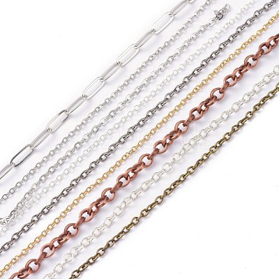 Brass & Stainless Steel Cable Chains CHC-XCP0001-22-1