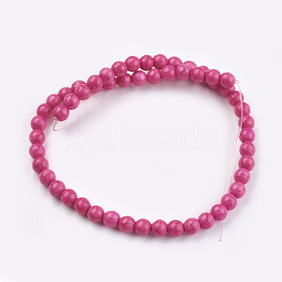 Synthetic Turquoise Beads Strands X-TURQ-G106-8mm-02K-1
