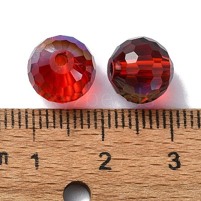 AB Color Plated Glass Beads EGLA-P059-02B-AB08-1
