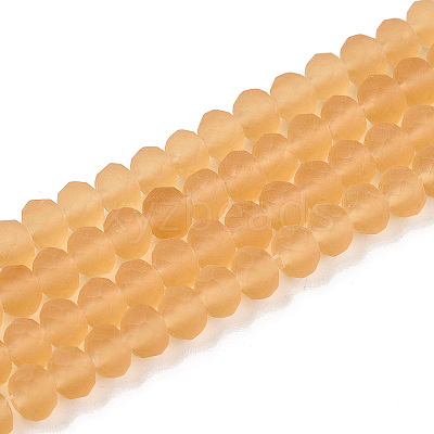 Transparent Glass Beads Strands EGLA-A044-T6mm-MD23-1