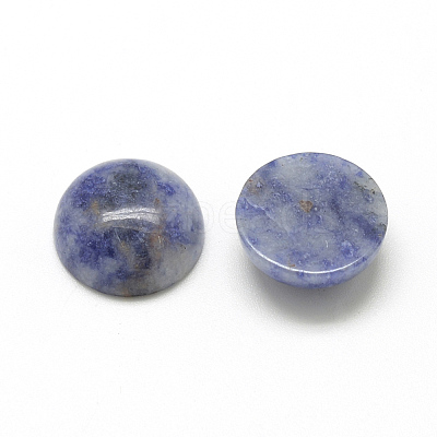 Natural Blue Spot Jasper Cabochons G-R416-12mm-45-1