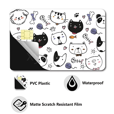 PVC Plastic Waterproof Card Stickers DIY-WH0432-055-1