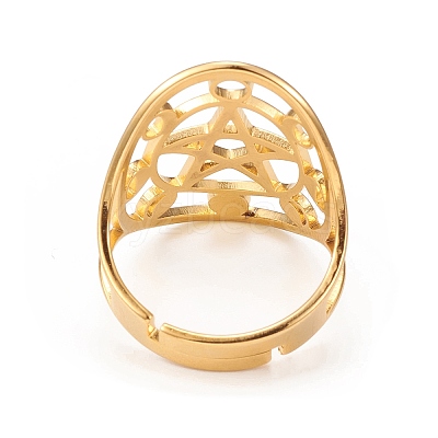 304 Stainless Steel Adjustable Rings LS-RJEW-P080-01G-1