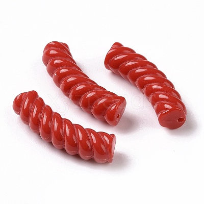 Opaque Acrylic Beads OACR-A016-03G-1
