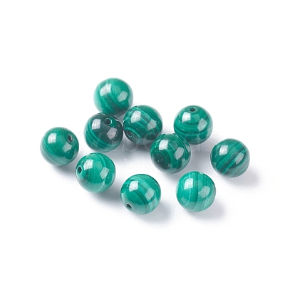 Natural Malachite Beads G-E557-13A-1