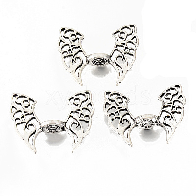 Tibetan Style Alloy Beads X-PALLOY-R134-10-RS-1