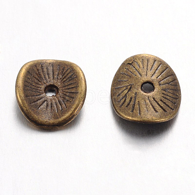 Tibetan Style Wavy Spacer Beads LS-TIBEP-A11067-AB-FF-1