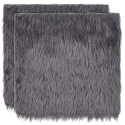 Faux Rabbit Fur Polyester Fabric DIY-WH0504-258E-1