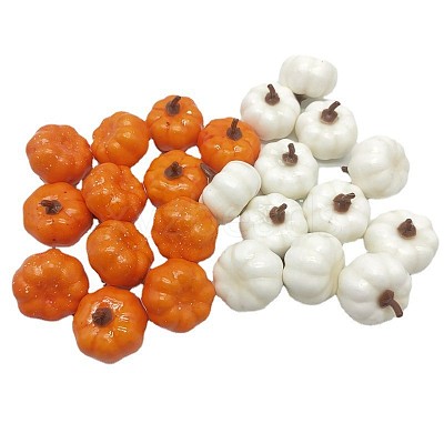 Plastic Artificial Mini Pumpkin Model HULI-PW0002-032B-01-1