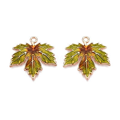 Thanksgiving Day Theme Alloy Enamel Pendants ENAM-T020-52E-01-1