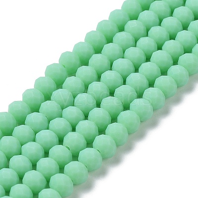 Glass Beads Strands EGLA-A034-P8mm-MD14-1