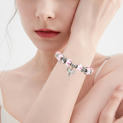 120Pcs Resin European Beads RPDL-PA0001-02-1