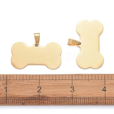 Ion Plating(IP) 304 Stainless Steel Pendants STAS-I140-07B-G-1