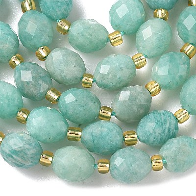 Natural Amazonite Beads Strands G-F809-A33-01-1