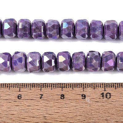Anti-Tarnish Electroplate Glass Beads Strands GLAA-T025-10mm-11O-1