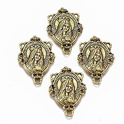 Tibetan Style Alloy Chandelier Component Links X-TIBE-N011-002AG-RS-1