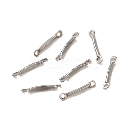 Non-Tarnish 304 Stainless Steel Connector Charms X-STAS-Q323-10P-1