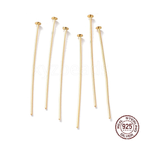 925 Sterling Silver Flat Head Pins STER-M117-03F-G-1