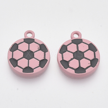 Baking Painted Alloy Pendants ENAM-S119-023B-1