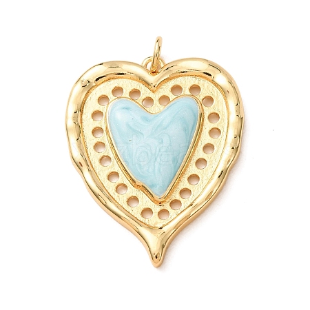 Brass Pendants KK-CBA2F11-14G-03-1