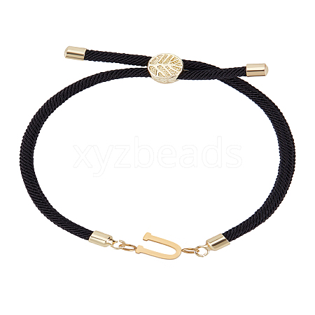 1Pc Adjustable Nylon Cord Slider Bracelets for Women BJEW-LP0001-32U-01-1