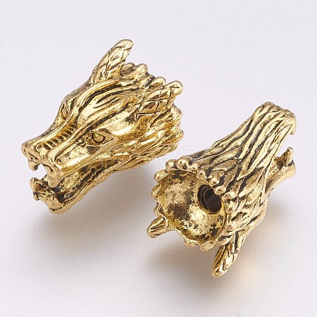 Tibetan Style Alloy Beads PALLOY-K234-04AG-1