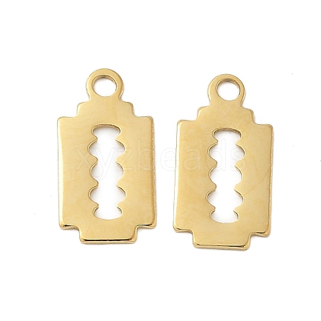 304 Stainless Steel Charms STAS-L080-460G-1