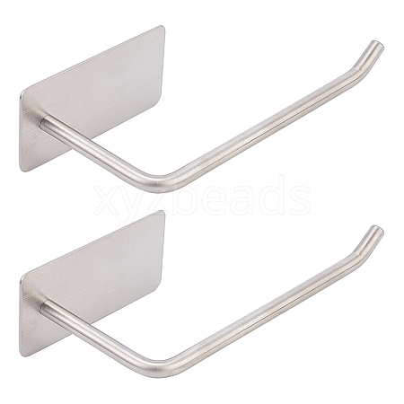 304 Stainless Steel No Punch Toilet Paper Holders AJEW-UN0001-30-1