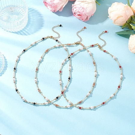 Natural Malaysia Jade Necklaces NJEW-JN05339-1