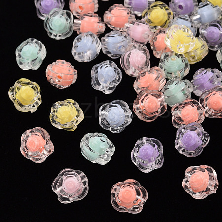 Transparent Acrylic Beads X-TACR-S152-20A-1
