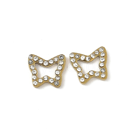 304 Stainless Steel Rhinestone Cabochons STAS-A057-04G-H01-1
