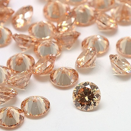 Cubic Zirconia Cabochons ZIRC-M002-3mm-001-1