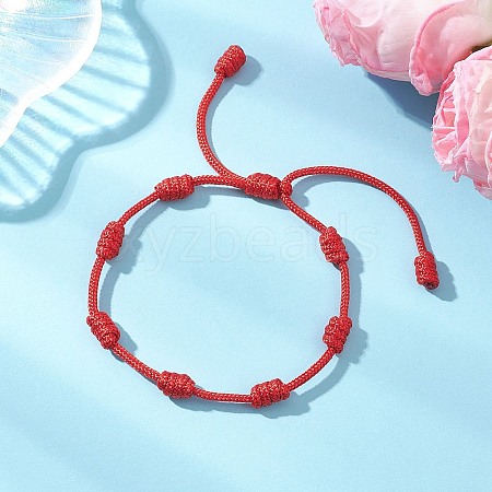 Adjustable Polyester Braided Bracelets for Women BJEW-JB13412-1