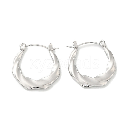 304 Stainless Steel Hoop Earrings for Women EJEW-G364-02P-1