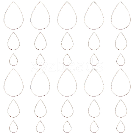 Brass Linking Rings KK-SC0001-74P-NF-1